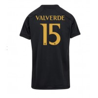 Real Madrid Federico Valverde #15 Rezervni Dres za Ženska 2023-24 Kratak Rukav
